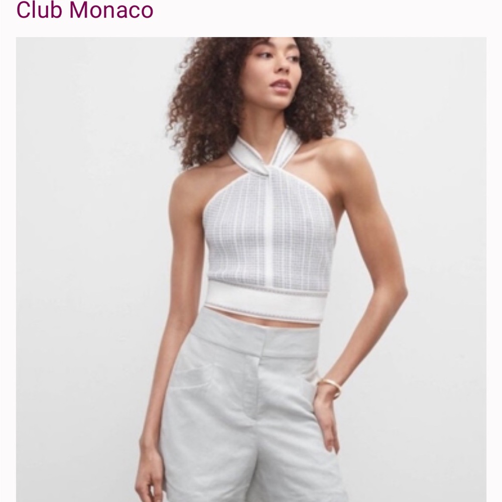 NWT Club Monaco Raeni Halter Top Chandails